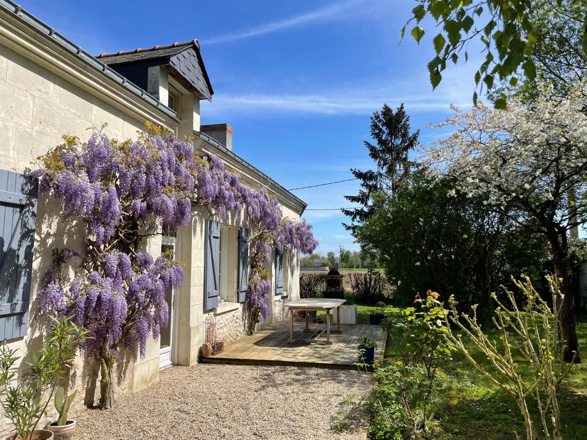 Chambres d hôtes avec Piscine et Spa La Folière Saumur Villebernier Exterior foto