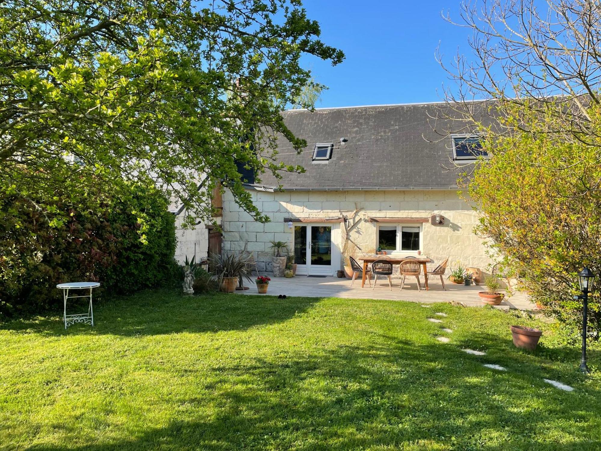 Chambres d hôtes avec Piscine et Spa La Folière Saumur Villebernier Exterior foto