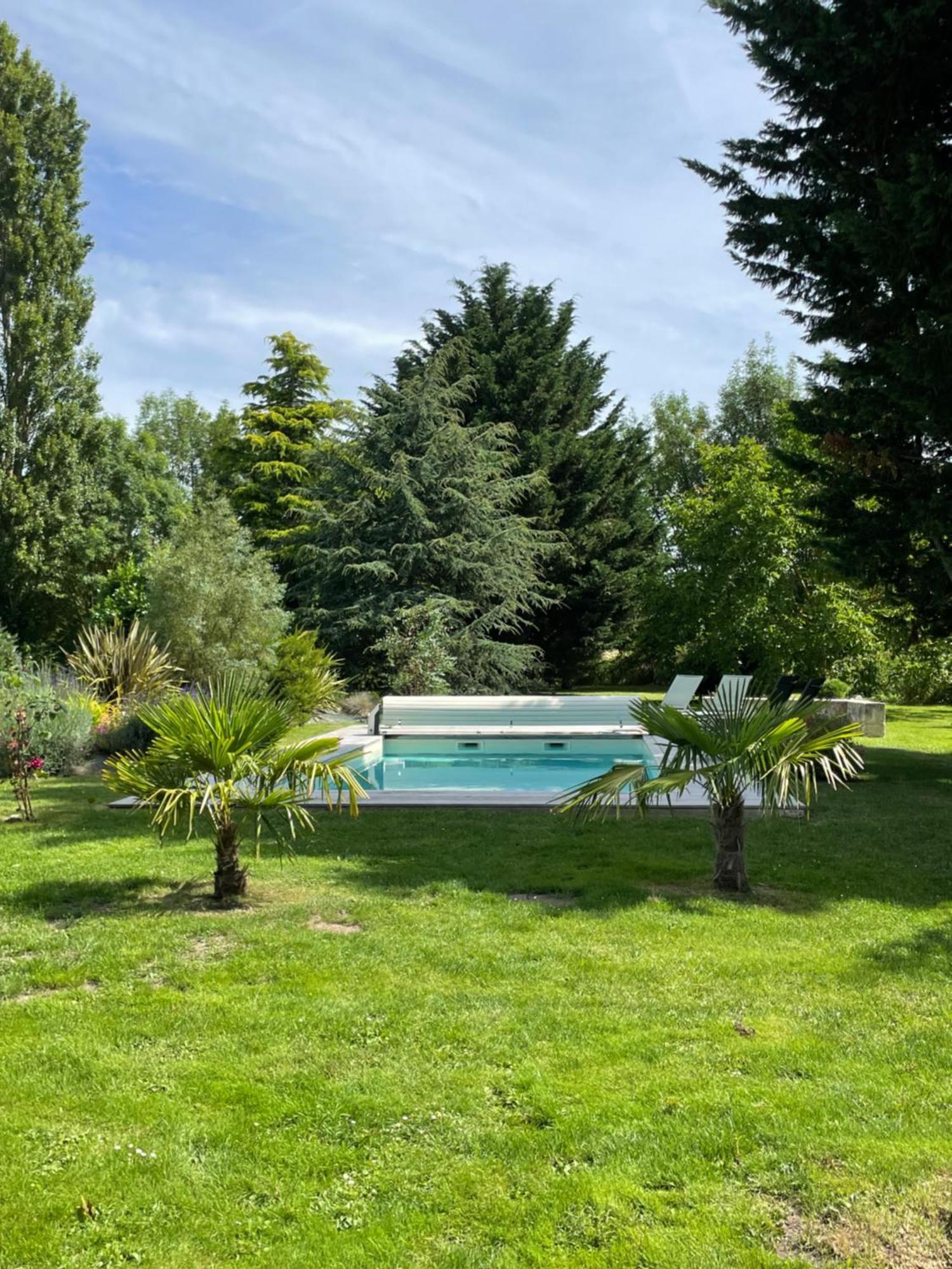 Chambres d hôtes avec Piscine et Spa La Folière Saumur Villebernier Exterior foto